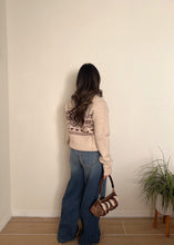 Load image into Gallery viewer, Falling For you Knit Zip-up  (Cream)
