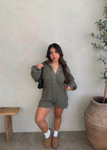 Load image into Gallery viewer, GILMORE KNITTED  ROMPER ( Olive)
